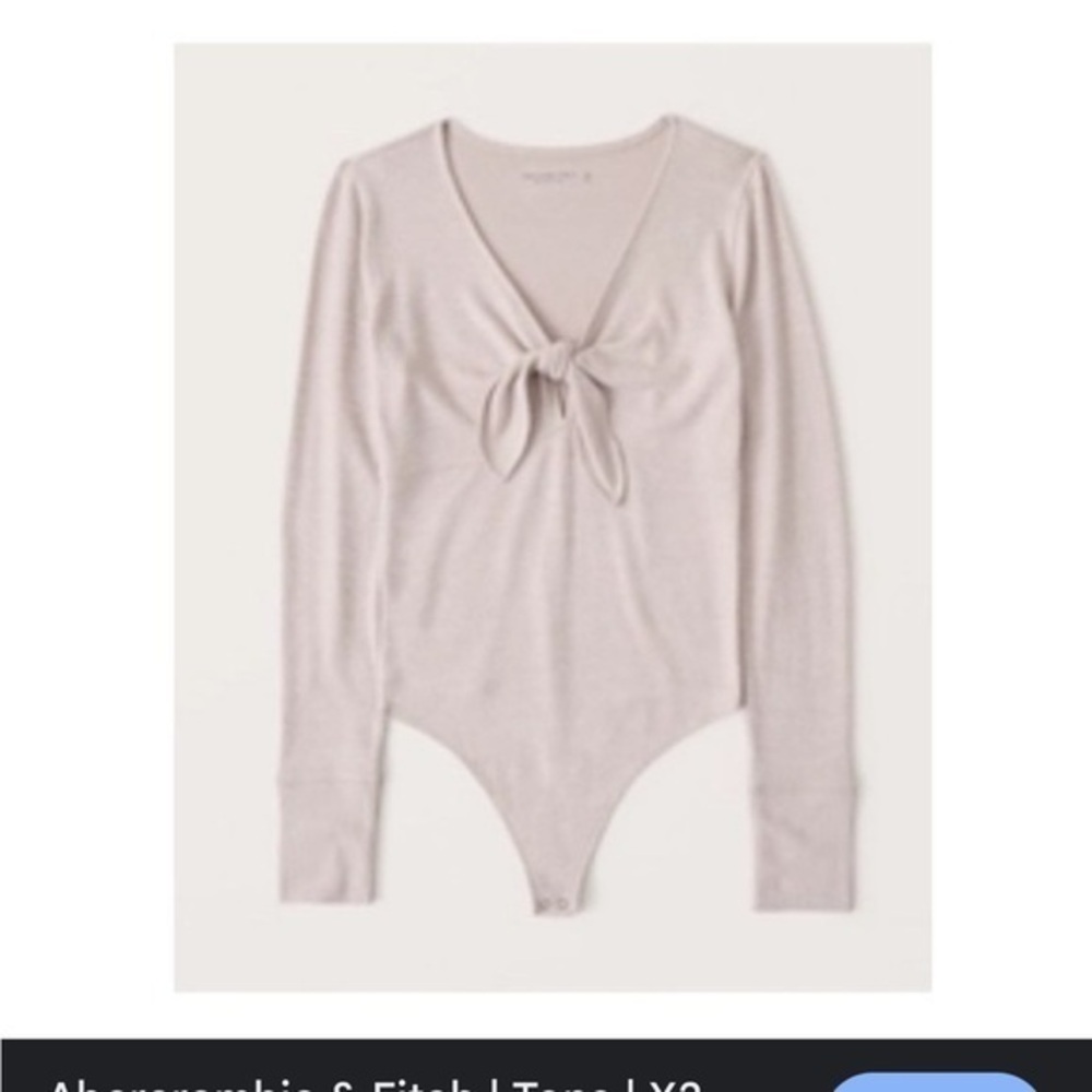 Soft Abercrombie and Fitch light pink Sweater Bodysuit Size XS